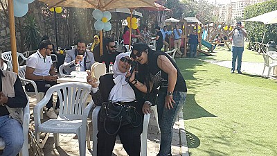 المطربة ولاء العربي تغنى بالحفلة