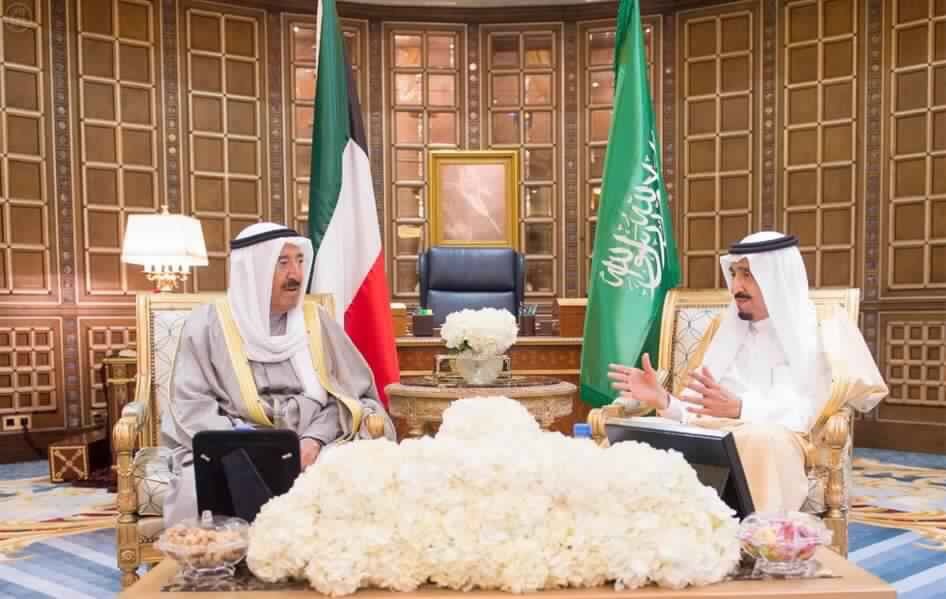 ملك السعودية وأمير الكويت وقطر