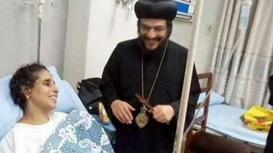 المجني عليها من داخل المستشفى