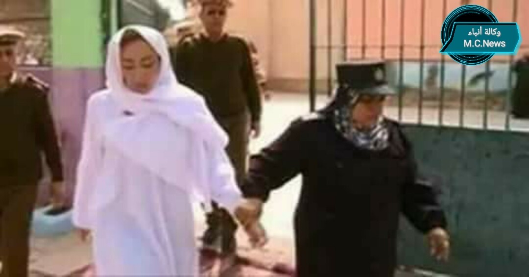 ريهام سعيد أثناء تصوير حلقة من سجن القناطر (تعبيرية)