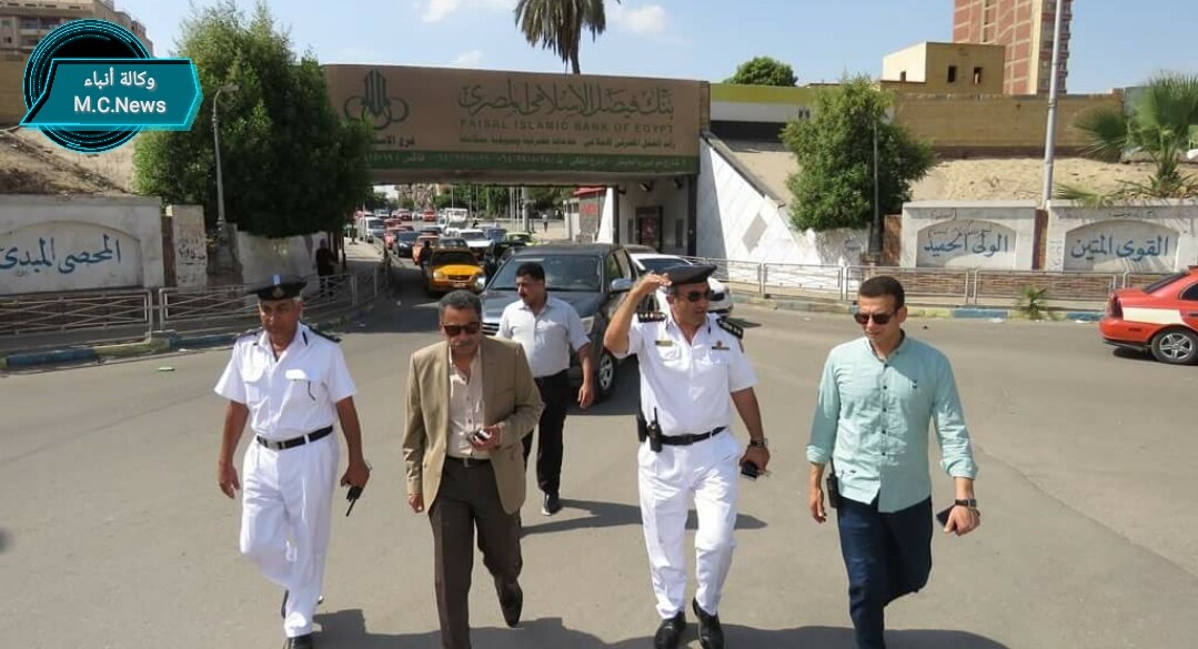 اللواء محمد على حسين أثناء تفقدة قوات التأمين