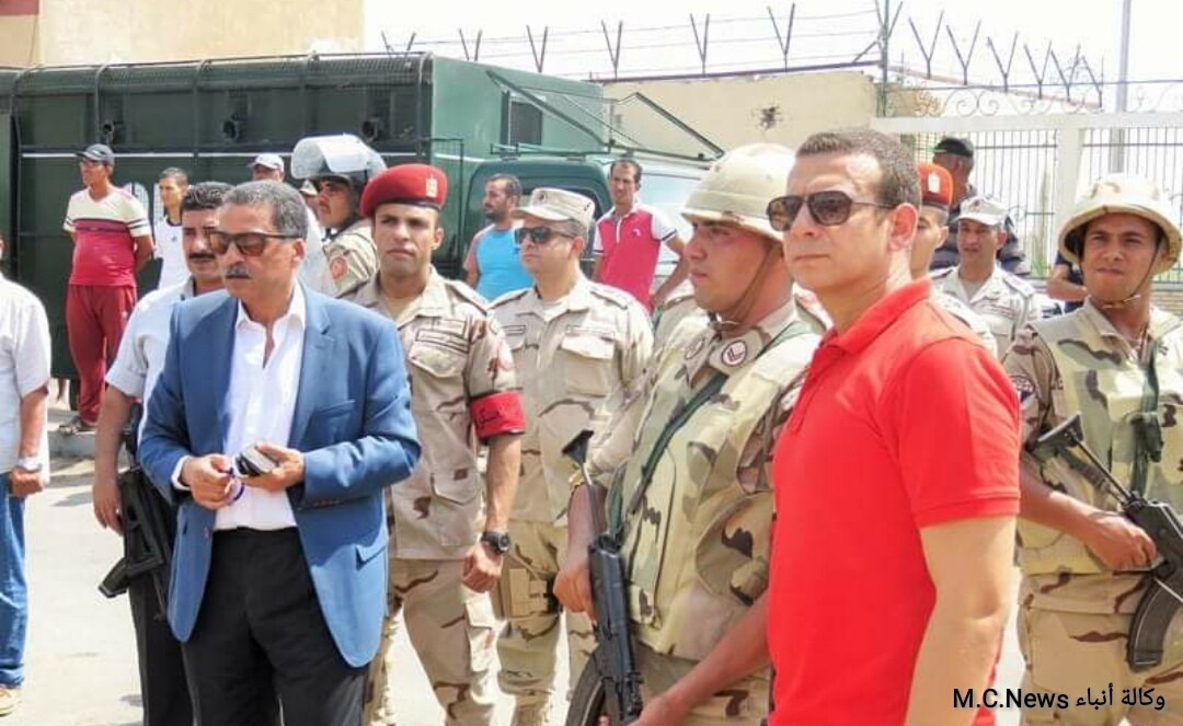 اللواء محمد على حسين وقيادة الجيش أثناء إزالة الاشغالات