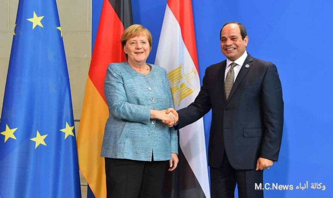 الرئيس السيسي والمستشارة الألمانية أنجيلا ميركل