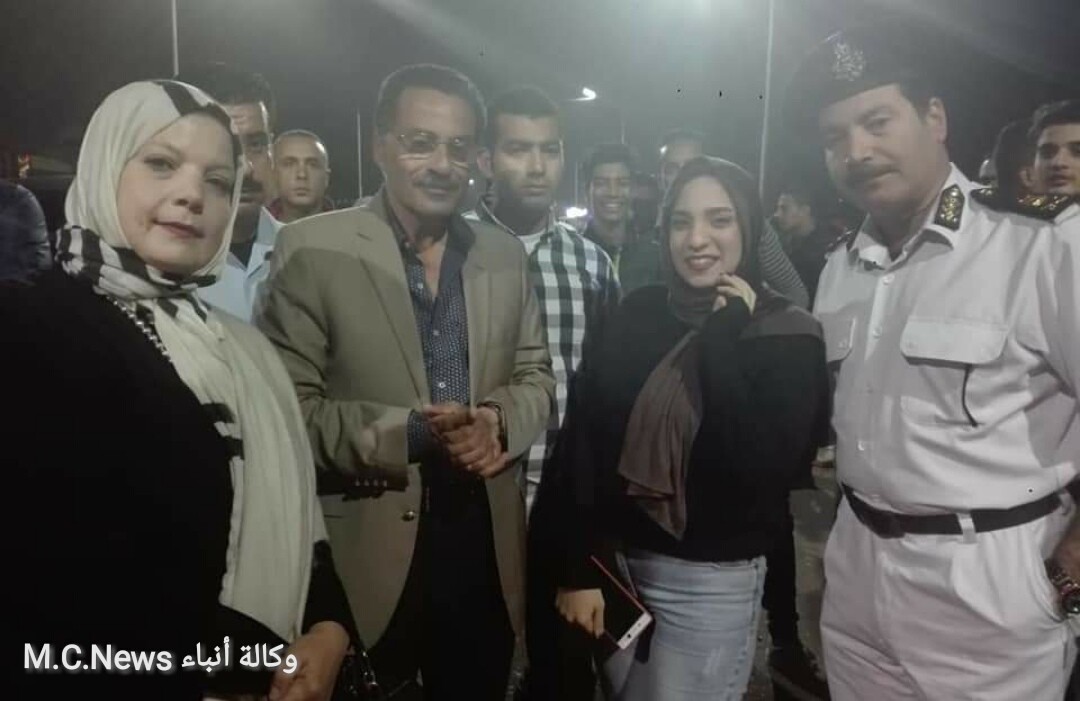 مدير أمن الإسماعيلية مع المواطنين بنادي المنتزه