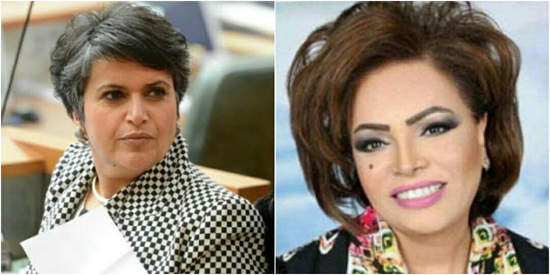 الإعلامية عائشة الرشيد والنائبة صفاء الهاشم