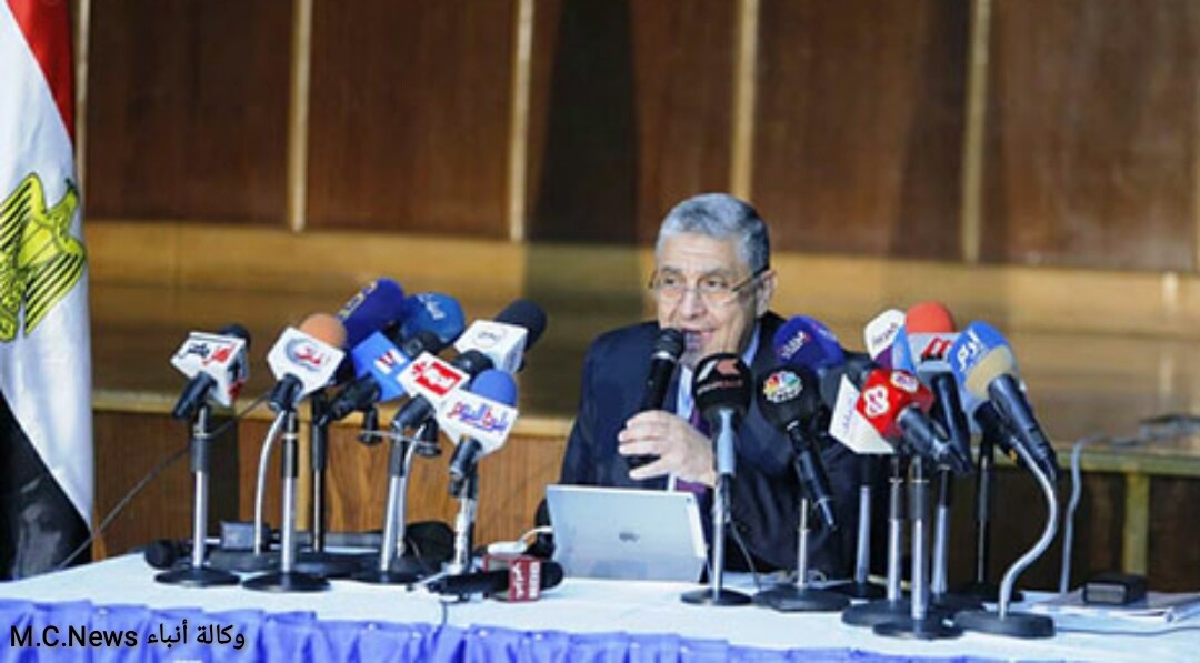 وزير الكهرباء بالمؤتمر الصحفي للإعلان عن أسعار الكهرباء الجديدة