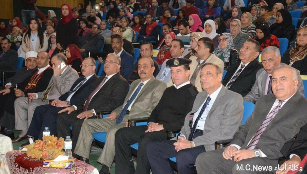 محافظ الإسماعيلية اللواء شريف بشارة أثناء حضور احتفالية يوم الكفيف