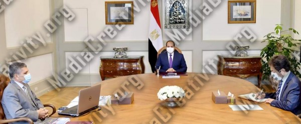 السيسي يجتمع مع الفريق أسامة ربيع رئيس هيئة قناة السويس